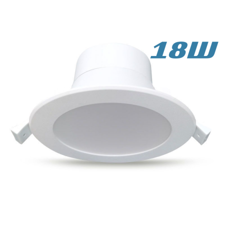 18w LED Downlight Flush Face 150mm Cutout Tri Colour Nexus