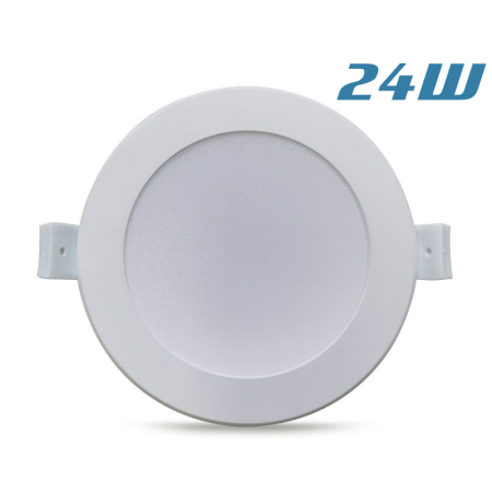 24w LED Downlight Flush Face 200mm Cutout Tri Colour Nexus