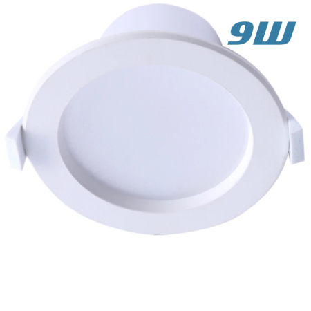 9w LED Downlight Recessed Face 90mm Cutout Tri Colour Nexus