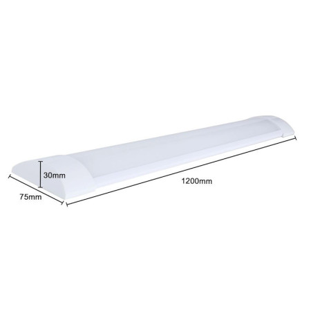 Falcon LED Batten 36W Tri-Colour 1.2m Batten