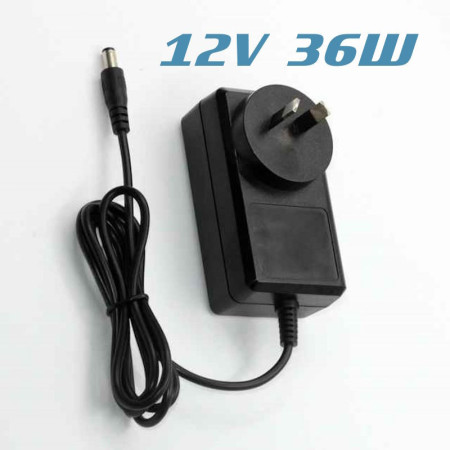 12V DC 3A 36W Desktop Power Adapter with 2.1mm DC plug